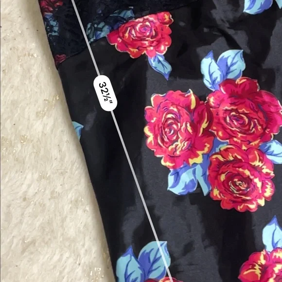 Victoria’s Secret sexy little things floral satin slip dress - Picture 6 of 6